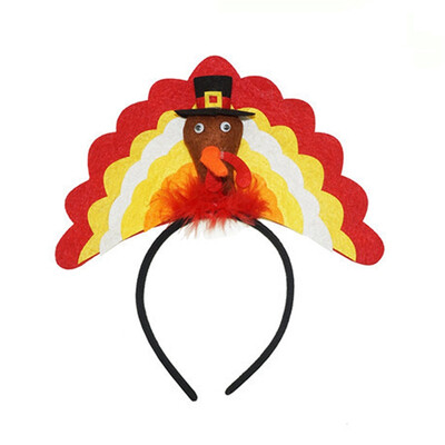 

Thanksgiving Day Turkey Head Band Funny Cute Lightweight Concise Childrens Gift Decoration Head Band