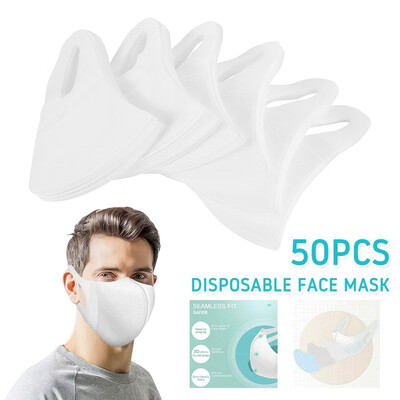 

50pcs Disposable Breathing Mask Anti-Dust Bacteria Proof Mask Facial Masks