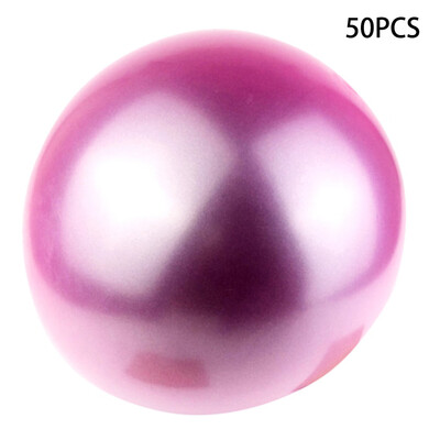 

Toponeto 50Pcs Chrome Shiny Metallic Latex Balloons for Birthday Wedding Grad Party BU