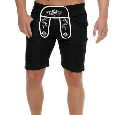 

Gobestart Fashion Mens Elastic Waistband Leisure Printing Expansion Sports Household Trousers