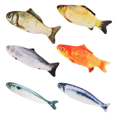 

6 pcs Catnip Fish Toys Cat Fish Pillow for Cat Puppy dog