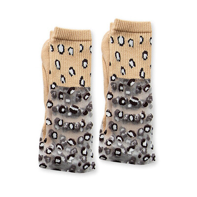 

Baby Girl Cute Socks Leopard Print Breathable Long Socks Infant Children Soft Crib Leg Warmer