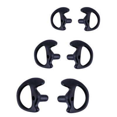 

3 Pair Soft Durable 2-Way Radio Ear Mold Replacing Earpiece Insert For Acoustic Coil Tube