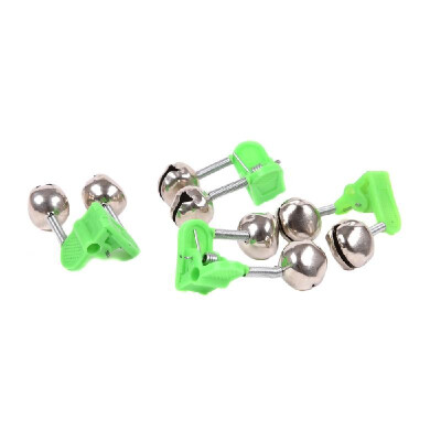 

50Pcs 45cm Outdoor Twin Bells Ring Fishing Rod Clamp Bite Lure Alarm