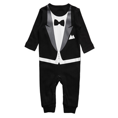 

Infant Baby Boy Rompers Gentle Design Long Sleeve Rompers Kids Jumpsuit Newborn Clothes
