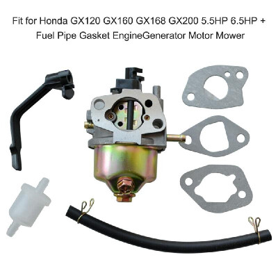 

Carburetor Carb Fit for Honda GX120 GX160 GX168 GX200 55HP 65HP Fuel Pipe Gasket EngineGenerator Motor Mower