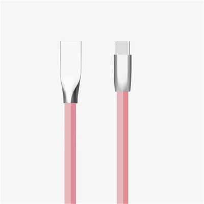 

3D Type-C USB Cable Fast Charging Data Cable for Samsung S9 LG G6 Micro USB Cable Flexible Flat Charging Cable For iPhone