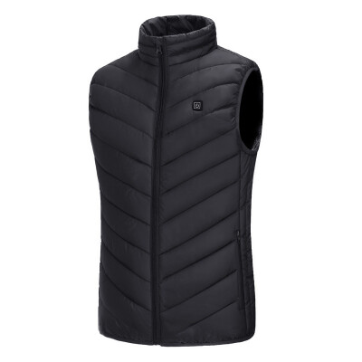 

Outdoor Men House Heated Vest USB Heating Vest Winter Warmer Feather Camping Hiking Warm Hunting Jacket For Fitness