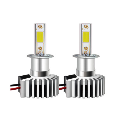 

2x H3 White LED COB Car Headlights Aluminum 360 Beam Fog Light Driving Lamp Bulb