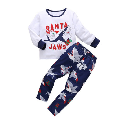 

Spring Autumn Casual Baby Cartoon Printing Clothing Set Long Sleeve Top And Trousers Kids Two-piece Outfit Set