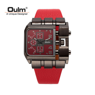 

Gobestart Casual Wristwatch Square Dial Wide Strap Mens Quartz Watch Luxury Brand