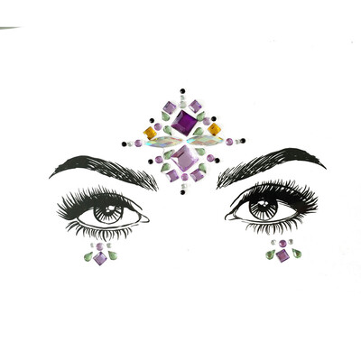 

〖Follure〗Face Gems Adhesive Glitter Jewel Wedding Festival Rave Party Body Make Up