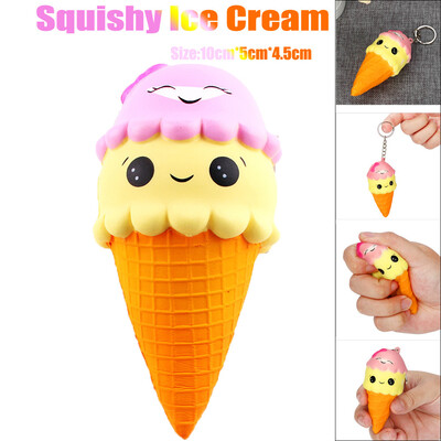 

YIWULASquee Squishy Ice Cream Slow Rising Scented Relieve Stress Toy Gifts