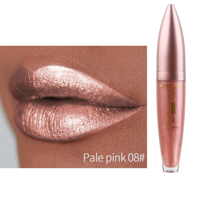 

Long Lasting Waterproof Shimmer Lip Gloss Pearlescent Colorful Lip Gloss Metallic Liquid Lipsticks Makeup Tools