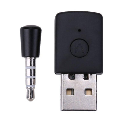 

Bluetooth 40 Adapter Receiver USB20 Port 35mm Plug Replacement for PlayStation 4 PS4 Wireless Audio Dongle