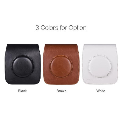 

Andoer SQ10 Camera Case Bag PU Leather Protection Camera Bag with Adjustable Shoulder Strap for Fujifilm Instax SQ10 Camera 3 Col
