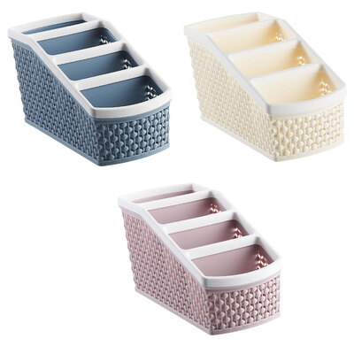 

Office Desk Storage Box Remote Control Cosmetics Storage Basket Organizer Pencil Pen Holder Case