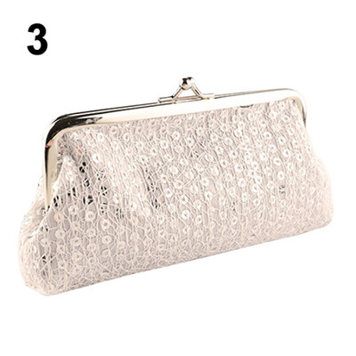 

Women Sequins Buckle Clutch Evening Party Bag Phone Package Handbag Wallet Purse
