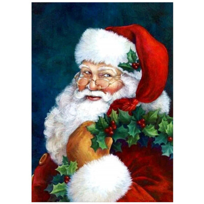 

Santa Claus DIY 5D Diamond Painting By Numbers Kits Full Acrylic Diamond Pasting Cross Stitch Art Craft For Home Office Wall