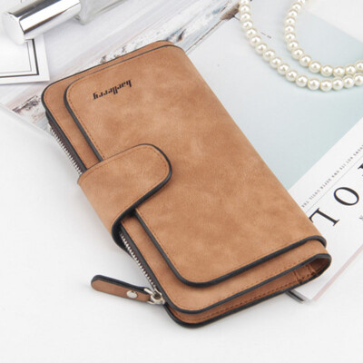 

Hot Sales Brand Wallet Women Scrub Leather Lady Purses High Quality Ladies Clutch Wallet Long Female Wallet Carteira Feminina
