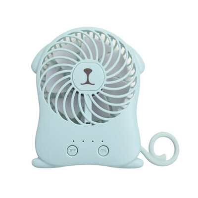 

Cute Animal Model USB Office Handheld Desktop Small Fan Portable With Battery For Girls For Summer Outdoor Activity Decoration