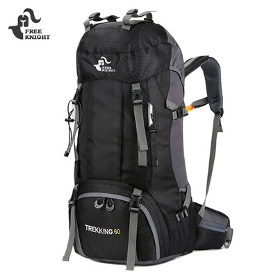 

FREEKNIGHT FK0395 60L Water Resistant Climbing Hiking Backpack with Rain Cover