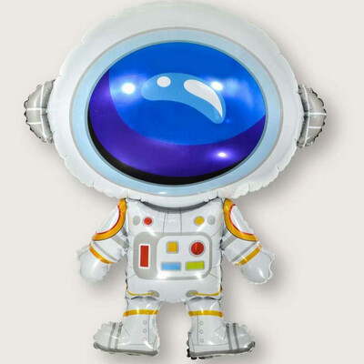 

Toponeto 5PCS Astronaut Shaped Balloon Space Theme Balloon Childrens Party Room Decor