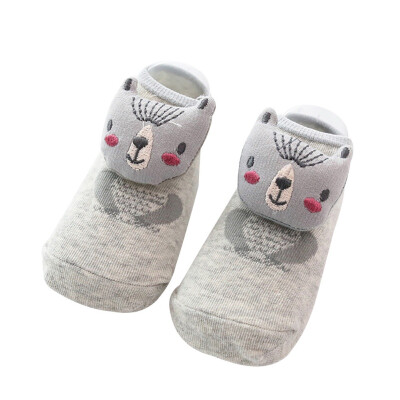 

Baby Girl Boy Socks Children Spring Autumn Cartoon Non-slip Socks Kids for Girls