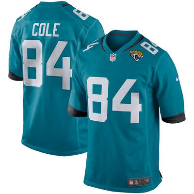 

Youth Football Jersey Jacksonville Jaguars Keelan Cole Teal Player Game Jersey