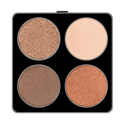 

4 Color Beauty Nude Shining Eyeshadow Palette Makeup Glitter Pigment Smoky Eye Shadow Pallete Waterproof Cosmetics