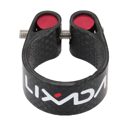 

Lixada Carbon Fiber Seat Post Clamp Lightweight 302mm 349mm Cycling Accessory