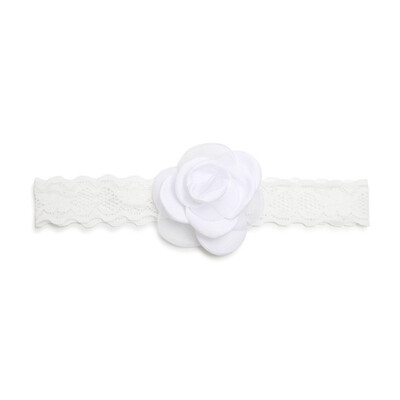 

Solid Baby Headband Girls Flower Lace Hair Band Hair Accessories Headwear Baby Girl Headbands Photography Prop 0-18M