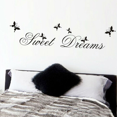 

Wall Stickers Bedroom Living Room Quarto Decorative Stickers Home Decor DIY Wall Stickers Sweet Dream