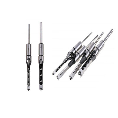 

7PCSSet Woodworking Square Hole Drill Bits Wood Mortising Chisel Kit Mortise Chisel Bit Kits Woodworking Hole Saw