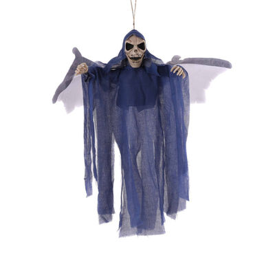 

Halloween Hanging Bat Ghost Decor Sound Control Haunted House Bar Decor with Light Halloween Horror Party Ornaments Supplies