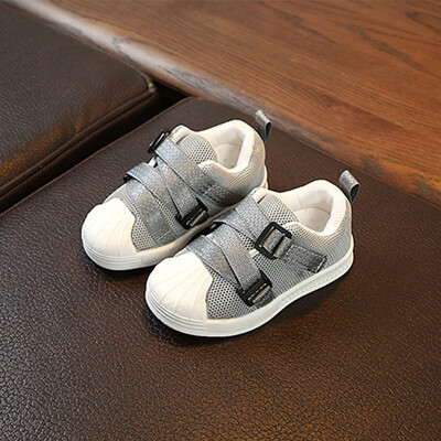 

new autumn children shoes baby boys girls shellfish mesh shoes toddler shoes brand kids sneakers