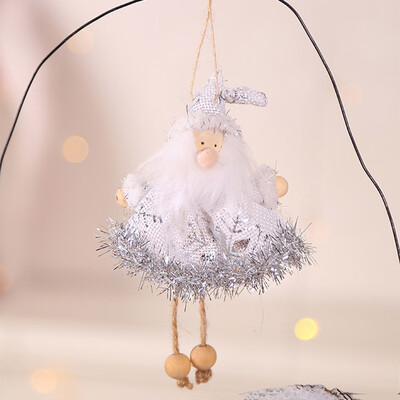 

Christmas Pendant Small Lovely Christmas Santa Claus Pine Cones Doll Hanging Ornaments Home Xmas Christmas Tree