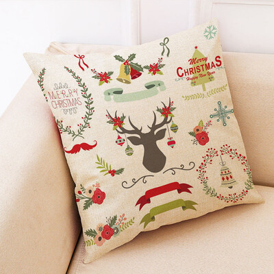 

Tailored Christmas Home Decor Cushion Cover Graffi Style Throw Pillowcase Pillow Covers
