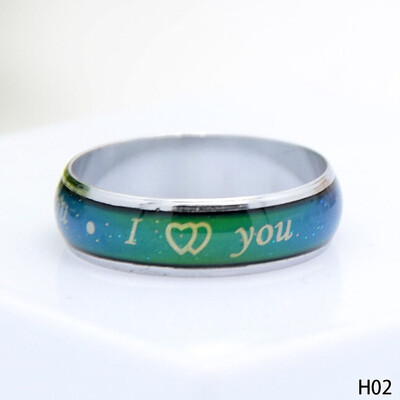 

Change Temperature To The Women Discoloration Wear Glaze Grateful Temperature Ring Body Magic Pretty Sale Seven-color Ring