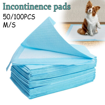 

50100pcs Pets Diapers Dog Puppy Pet Housebreaking Pad Training Pads Thickening Toilet Pet Wet Mat Color Blue