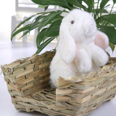 

Pet Hamster Nest Woven Natural Straw Rabbit Guinea Pigs Warm House Handmade Cage for Winter Small Animals Pet Supplies