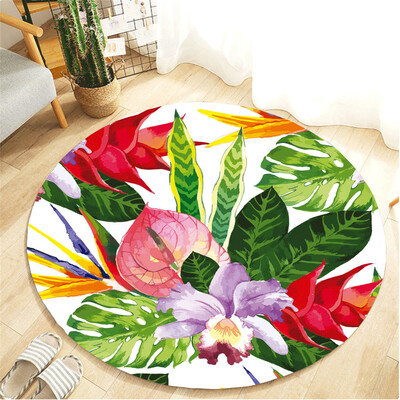 

Gobestart Botany Elements Blanket Round Bathroom carpet 55cm