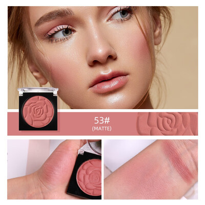 

Matte Pearlescent Blush Long-lasting Brighten Skin Color Eyeshadow Blush Profile Powder