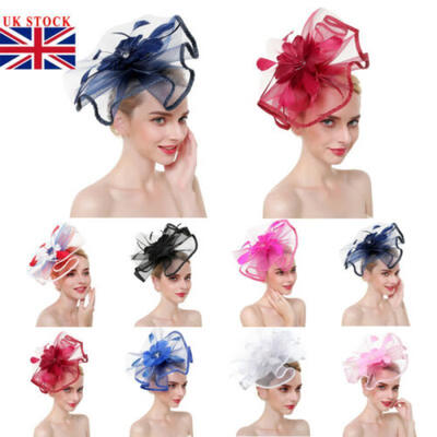

Large Fascinator Headband Aliceband Hat Weddings Ladies Day Races Royal Ascot