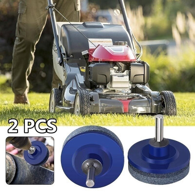 

Universal 50MM Lawn Mower Blade Sharpener Grinding Rotary Drill Cut Garden Tools 12 Pcs