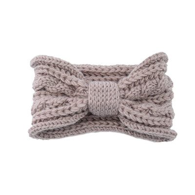 

Women Fashon Wool Woven Twist Knitted Turban Headband Ear Warmer Head Wrap Autumn And Winter Warm Ear Warm Head wear