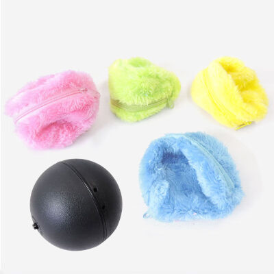 

pets Hair ball plush pet dusting toy small color boxautomatic vacuum cleaner for dog&cat toys