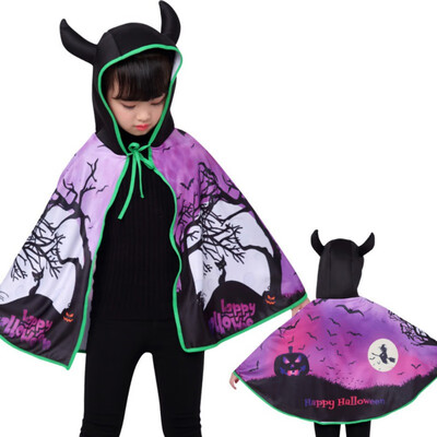 

Unisex Halloween Costume for Kids Baby Girls Princess Fancy Dress Children Hooded Cloak Cape Cosplay Party Cosplay Cape