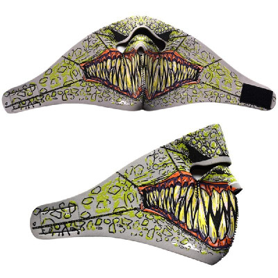 

Outdoor Cycling Face Mask Breathable Half Face Mask Mouth Muffle for Motorcycling Costume CS Game Outdoor Training Paintball