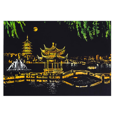 

Tailored Magic Scratch Art Painting Paper With Drawing Stick Kids Toy 8K